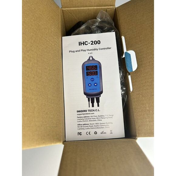 Digital Humidity Controller INKBIRD 220V Exhaust Fan Air Humidifier Hygrometer - Picture 3 of 4
